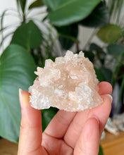 Load image into Gallery viewer, GEMMY APOPHYLLITE, PEACH STILBITE AND RED HEMATITE - C | 3.8 x 5.2cm | 70grams