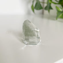 Load image into Gallery viewer, GREEN PHANTOM WITH QUARTZ POINT FROM BRAZIL | 1.9 x 2.8cm | 14grams