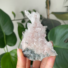 Load image into Gallery viewer, SACRED PINK LEMURIAN QUARTZ CLUSTER FROM COLOMBIA | 8.5cm in Length | 91 grams