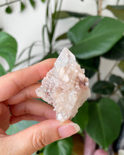 Load image into Gallery viewer, GEMMY APOPHYLLITE, PEACH STILBITE AND RED HEMATITE - B | 5.3cm In Length | 40grams