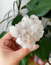 Load image into Gallery viewer, APOPHYLLITE WITH PEACH STILBITE | FYI - ONE SLIGHTLY LOOSE POINT | 7.6cm | 143grams