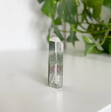 Load image into Gallery viewer, GREEN PHANTOM WITH QUARTZ POINT FROM BRAZIL | 1.4 x 4.4cm | 13grams