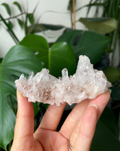 Load image into Gallery viewer, SACRED PINK LEMURIAN QUARTZ CLUSTER FROM COLOMBIA | 3.8 x 8cm | 67grams