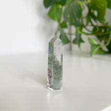 Load image into Gallery viewer, GREEN PHANTOM WITH QUARTZ POINT FROM BRAZIL | 1.4 x 4.4cm | 13grams