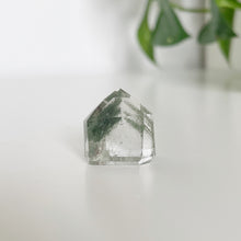 Load image into Gallery viewer, GREEN PHANTOM WITH QUARTZ POINT FROM BRAZIL | 1.9 x 2.1cm | 8grams
