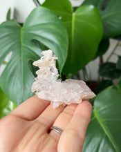 Load image into Gallery viewer, SACRED PINK LEMURIAN QUARTZ CLUSTER WITH GOLDEN HEALER | 5cm | 32g
