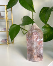 Load image into Gallery viewer, UNIQUE DRUZY BUBBLE PATTERN PINK AMETHYST TOWER | 5.3 x 9.6cm | 349GRAMS
