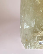 Load image into Gallery viewer, NATURAL CHAMPANGE CITRINE TOWER FROM BRAZIL-  8 x 15cm | 1114 Grams | WITH RAINBOWS | SMALL ROUGH PART AT THE BACK CAUSED BY NATURAL FORMATION
