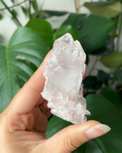 Load image into Gallery viewer, SACRED PINK LEMURIAN QUARTZ WITH FADEN FORMATIONS | 2.3 x 6.3CM | 66 grams
