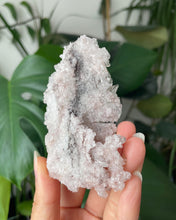 Load image into Gallery viewer, SACRED PINK LEMURIAN QUARTZ CLUSTER WITH CHLORITE INCLUSIONS | 8.6CM IN LENGTH |  70grams
