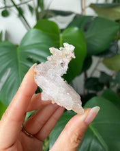 Load image into Gallery viewer, SACRED PINK LEMURIAN QUARTZ CLUSTER WITH GOLDEN HEALER | 5cm | 32g

