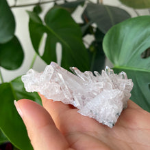 Load image into Gallery viewer, SACRED PINK LEMURIAN QUARTZ CLUSTER FROM COLOMBIA | 8.5cm in Length | 91 grams
