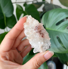 Load image into Gallery viewer, GEMMY APOPHYLLITE, PEACH STILBITE AND RED HEMATITE - F | 3.2 x 5.8cm | 43grams
