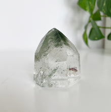 Load image into Gallery viewer, GREEN PHANTOM QUARTZ POINT FROM BRAZIL | 3.9 x 4.6cm | 79grams
