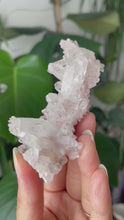 Load and play video in Gallery viewer, SACRED PINK LEMURIAN QUARTZ CLUSTER FROM COLOMBIA | 3.8 x 8cm | 67grams

