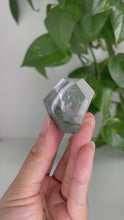 Load and play video in Gallery viewer, GREEN PHANTOM WITH QUARTZ FREEFORM FROM BRAZIL | 3.3 x 3.5cm | 30grams
